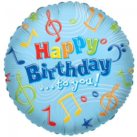 Folieballon Happy birthday to you !' (46 cm)