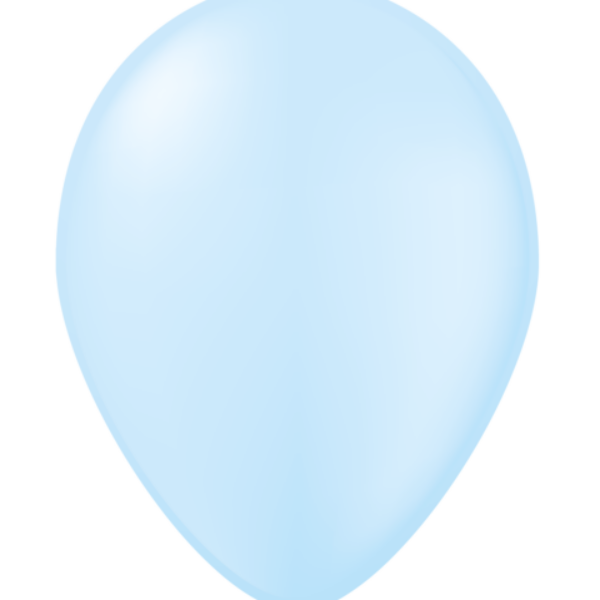 Latex ballon 'Macaron licht blauw'
