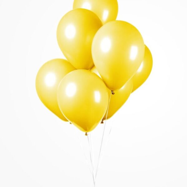 Latex ballon 'Geel'